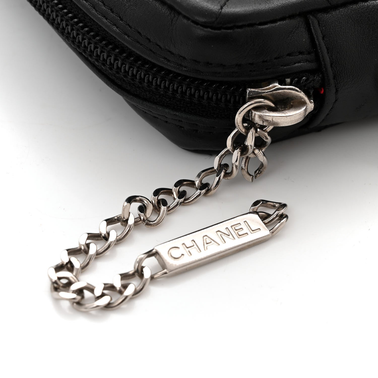 Chanel Calfskin Quilted Medium Cambon Messenger Black White 11 of 11