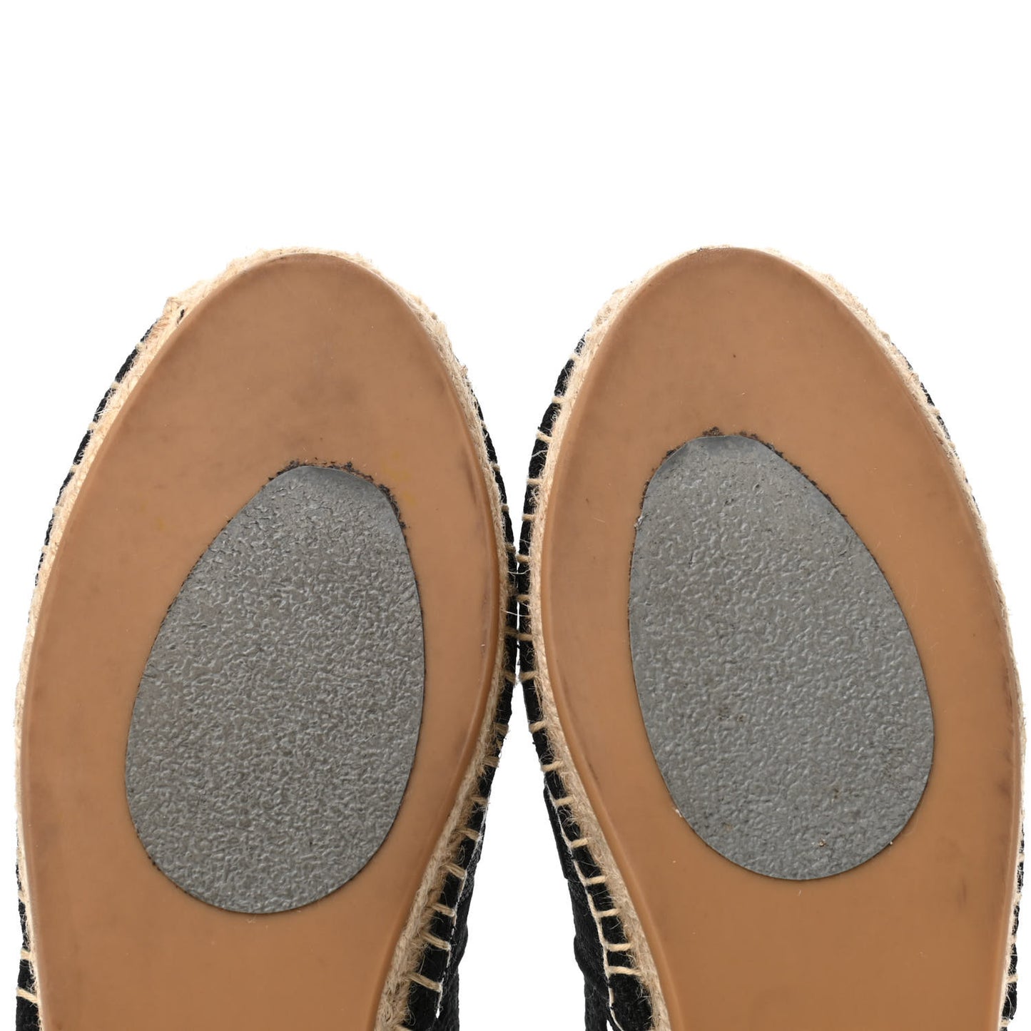 Canvas Embroidered Perforated Granville Espadrille 36 Black