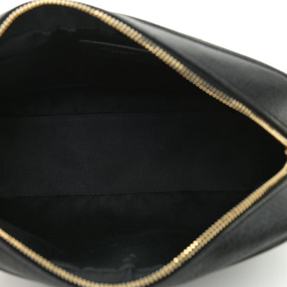 Saint Laurent Lambskin Monogram Small Lou Camera Bag Black 10 of 13