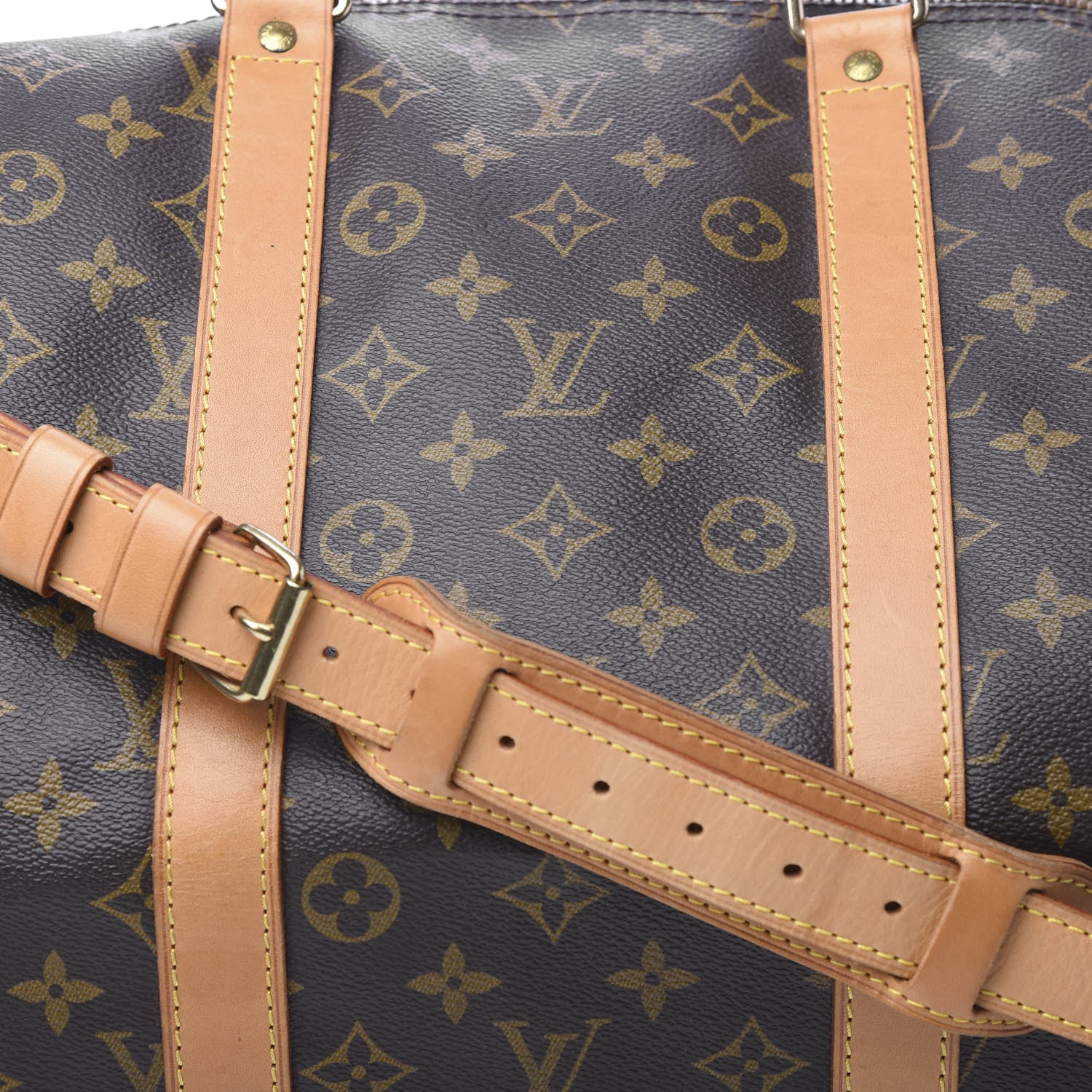 Louis Vuitton Monogram Keepall Bandouliere 55 9 of 9