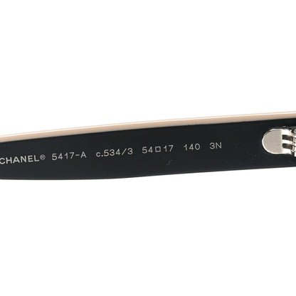 Chanel Acetate Polarized Square Sunglasses 5417-A Black 4 of 7