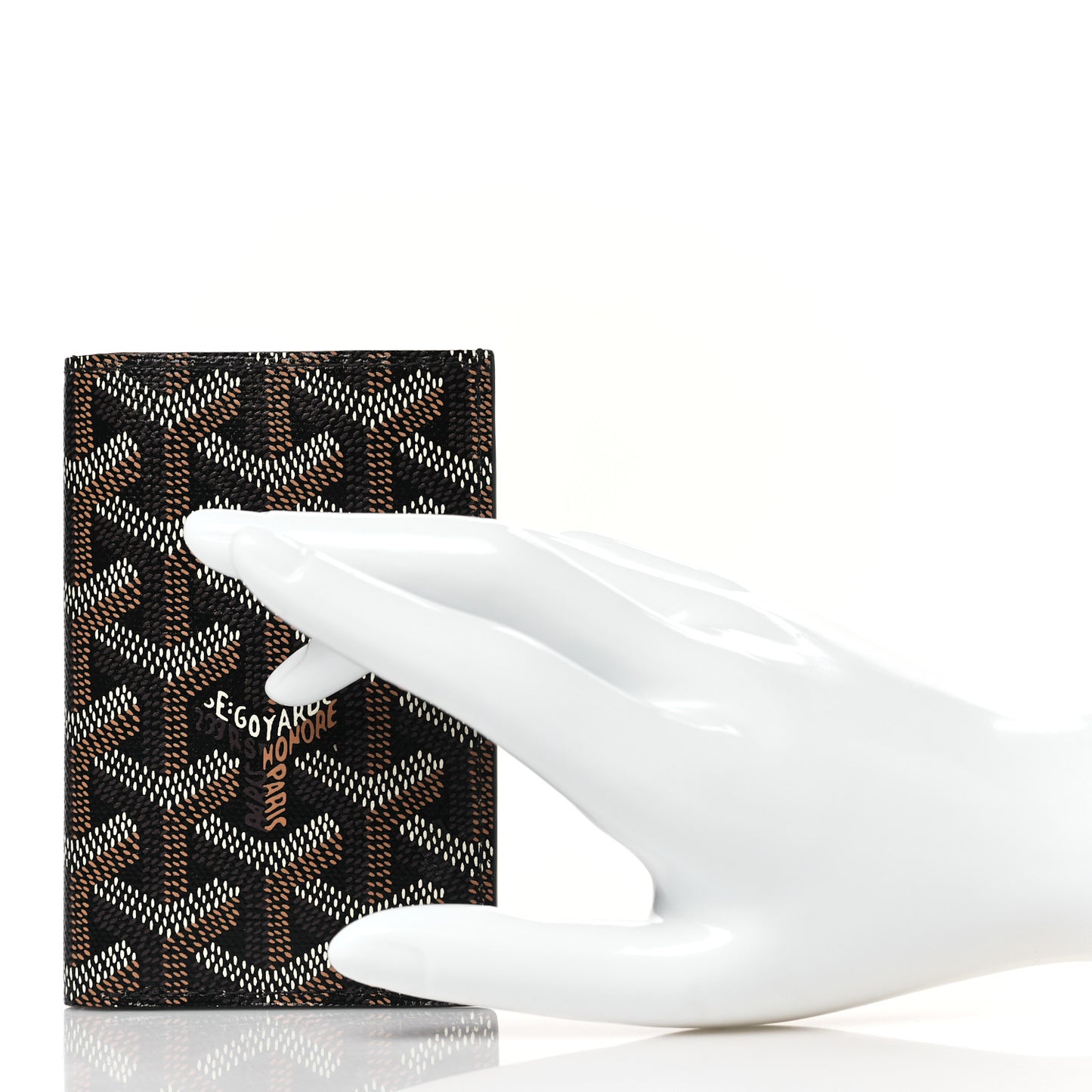 Goyardine Saint Pierre Card Holder Black