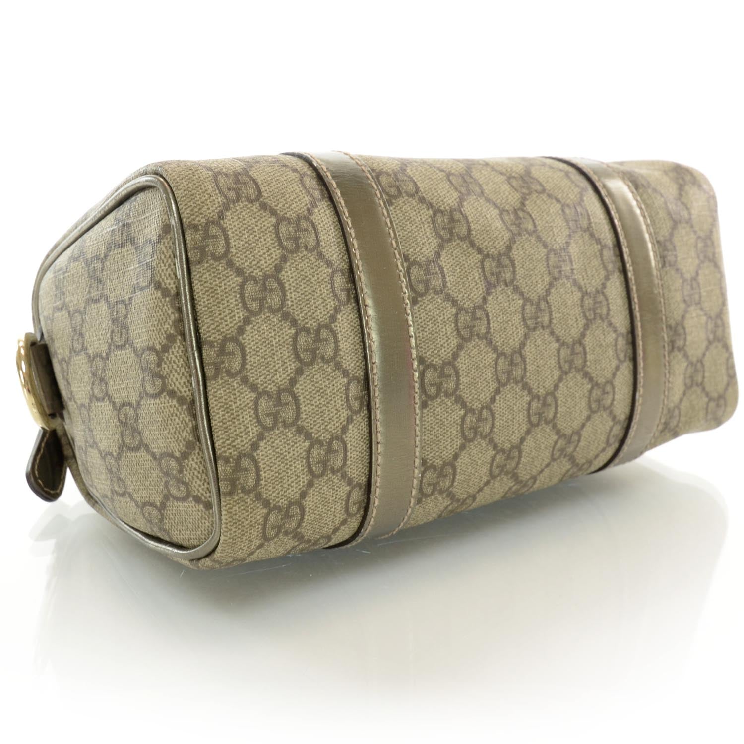Gucci Monogram Small Joy Boston Metallic 3 of 7