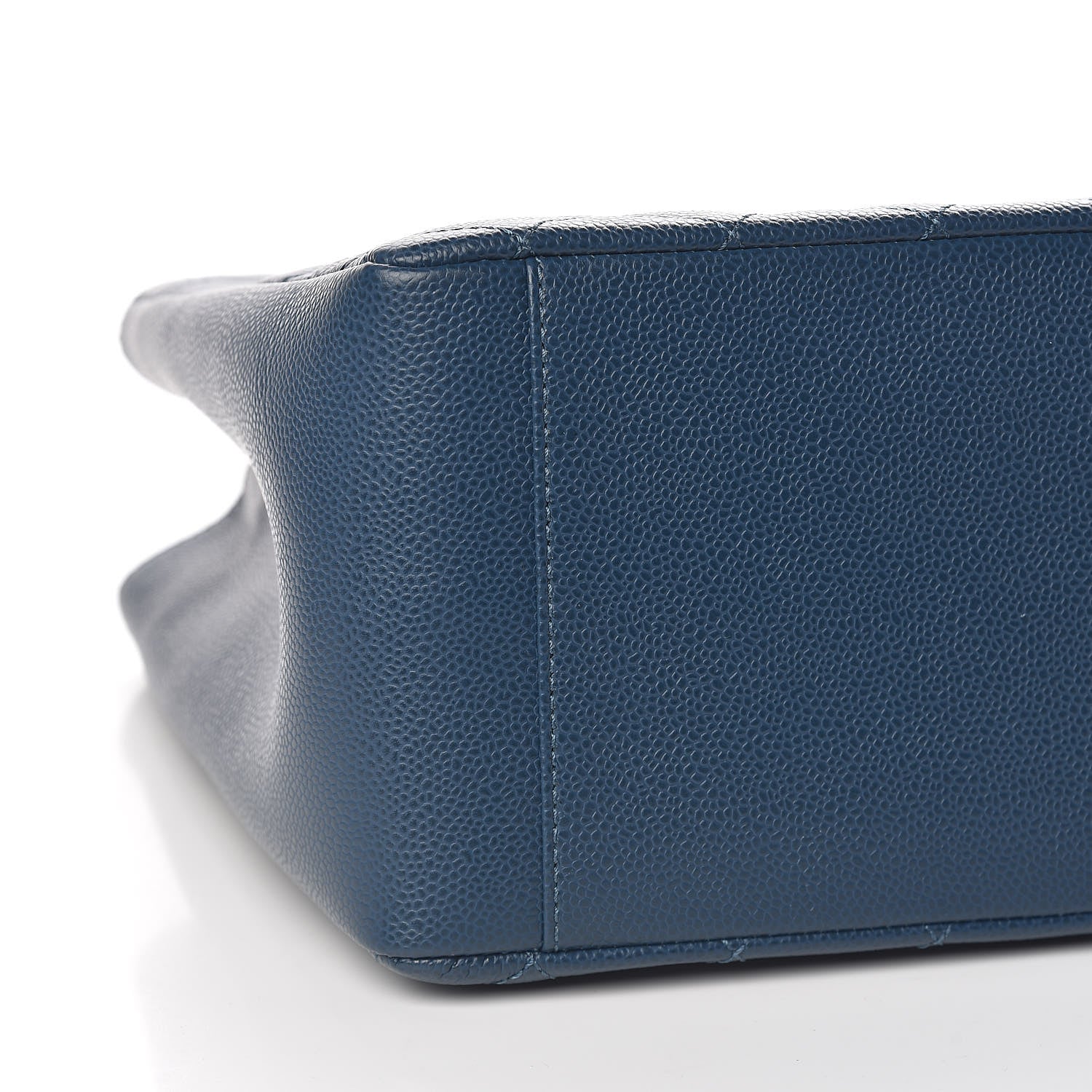 Chanel Caviar Quilted Grand Shopping Tote GST Dark Blue 8 of 11