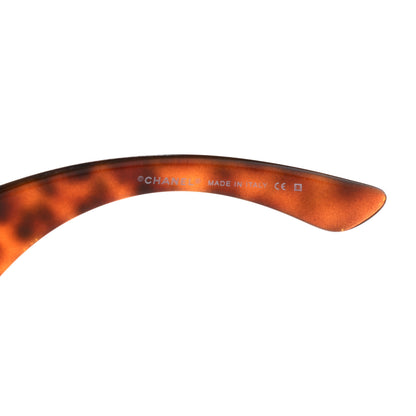 Chanel Acetate CC Sunglasses Tortoise 5 of 6