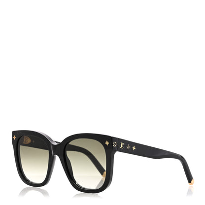 Louis Vuitton Acetate My Monogram Cat Eye Sunglasses Z1729W Black 1 of 6