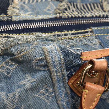 Louis Vuitton Denim Patchwork Bowly Blue 12 of 12