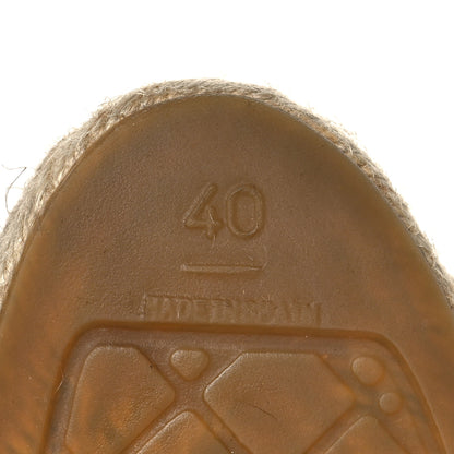 Chanel Mesh Grosgrain CC Espadrilles 40 Grey 7 of 8