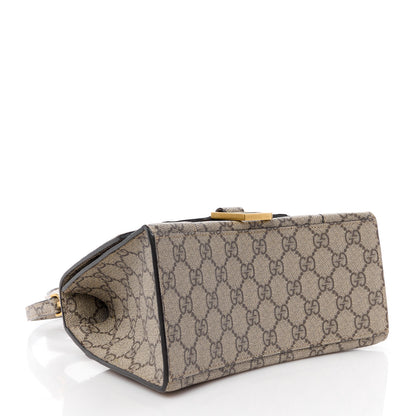 Balenciaga X GUCCI GG Supreme Monogram Small Hourglass Top Handle Bag Beige Ebony 4 of 11