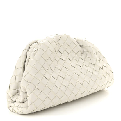 Bottega Veneta Nappa Maxi Intrecciato The Pouch Oversized Clutch Plaster 3 of 7