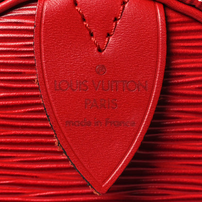 Louis Vuitton Epi Speedy 35 Castillan Red 6 of 10