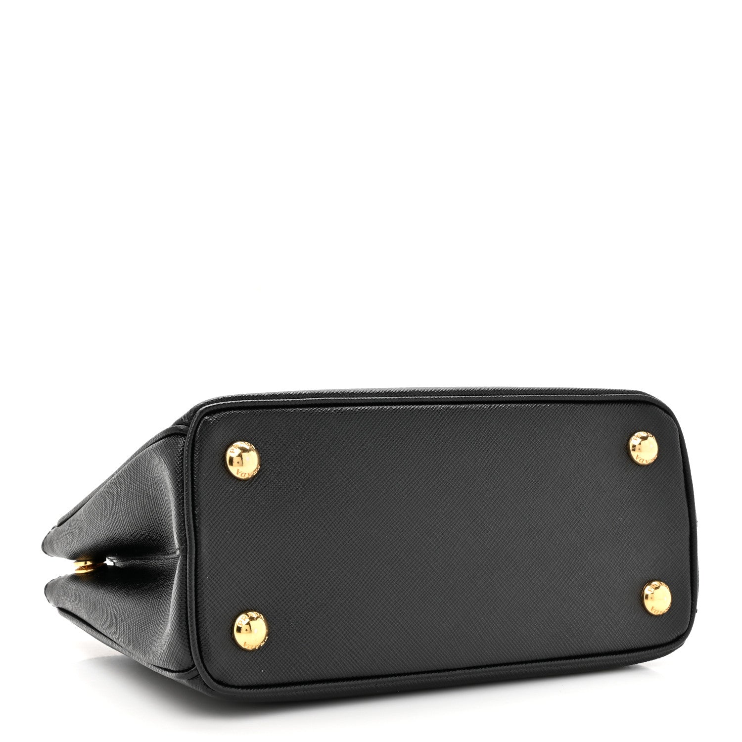 Prada Saffiano Lux Micro Galleria Shoulder Bag Black 4 of 9