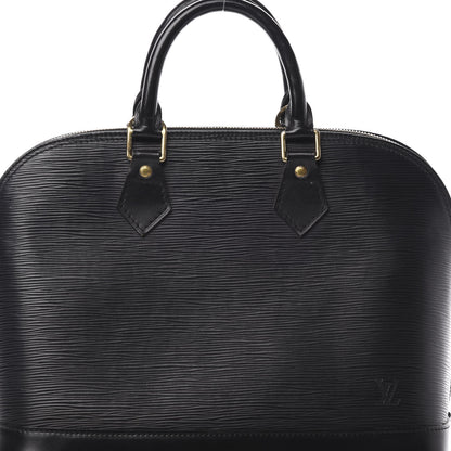 Louis Vuitton Epi Alma PM Black 8 of 13