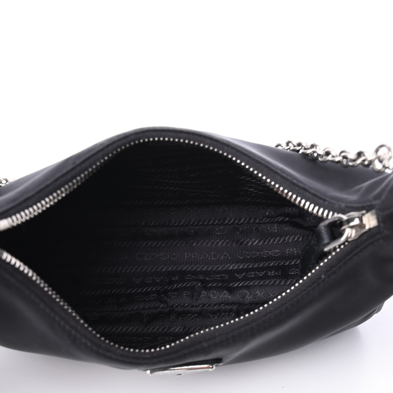 Prada Nylon Re-Edition 2005 Shoulder Bag Black 4 of 4