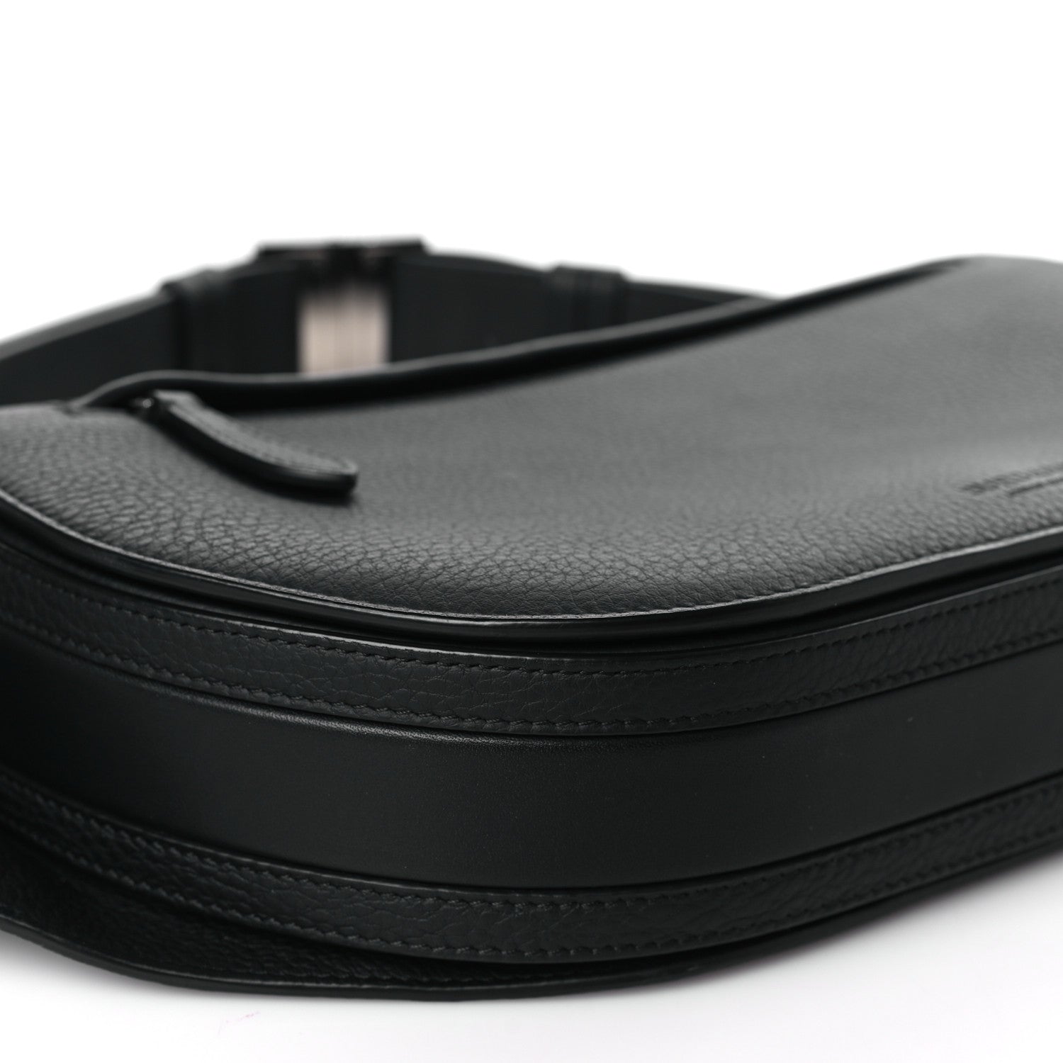 Burberry Grainy Calfskin Large Olympia Bum Bag Black 7 of 8