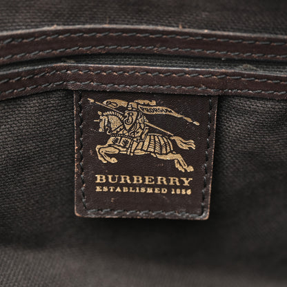 Burberry Haymarket Check Small Chester Bowling Bag Chocolate 6 of 17