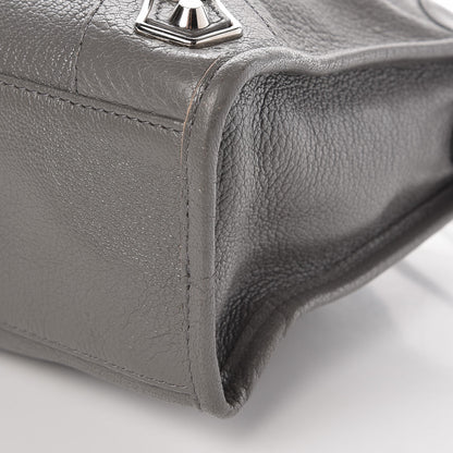 Balenciaga Chevre Silver Metallic Edge Hardware S City Gris Acier 10 of 10