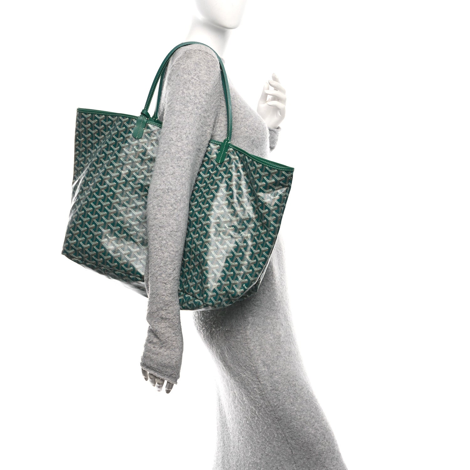 Goyard Goyardine Saint Louis GM Green 3 of 11