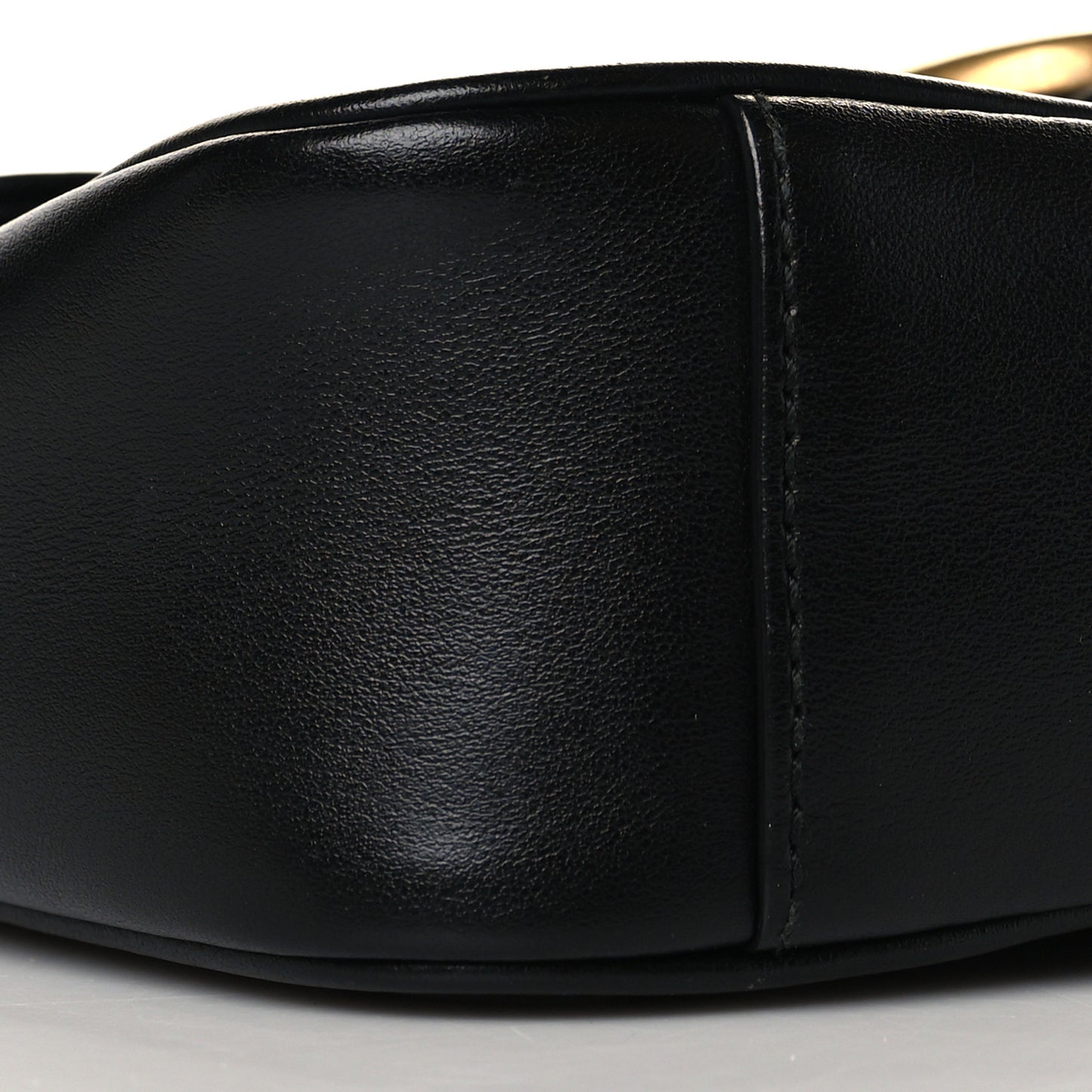 Calfskin Matelasse Mini GG Marmont Shoulder Bag Black