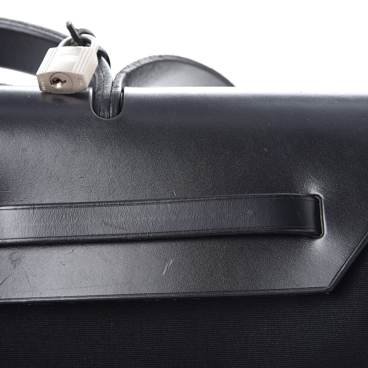 Toile Vache Calfskin Herbag 39 MM Black