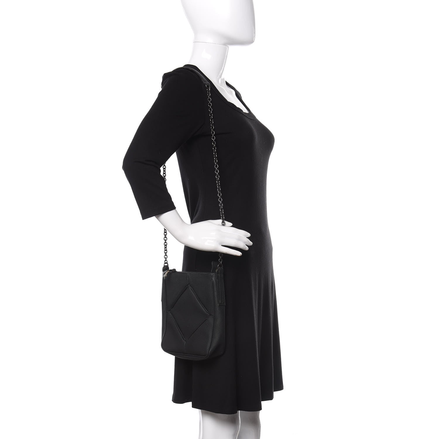 Bottega Veneta PVC Quilted Tote Black 2 of 18