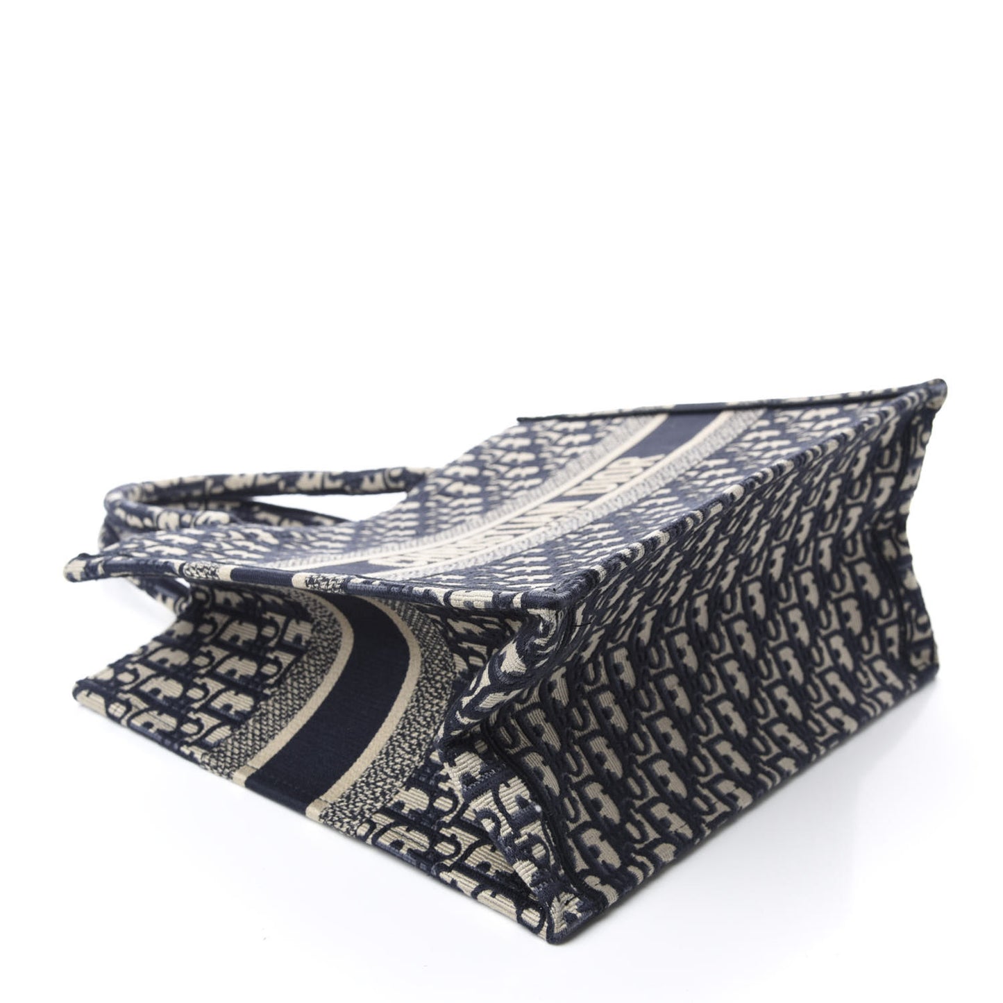 Oblique Medium Book Tote Blue Multicolor