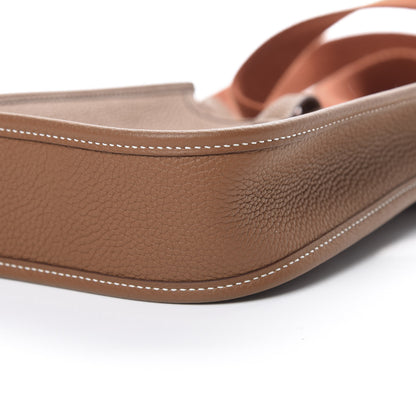 Hermes Taurillon Clemence Amazone Evelyne TPM Gold Cuivre 9 of 10