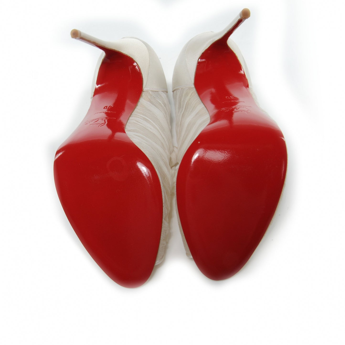 Silk Canonita 100 MM Booties 40 White