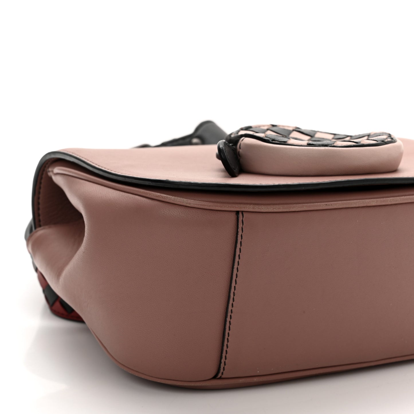 Nappa Intrecciato Luna Crossbody Pouch Multicolor