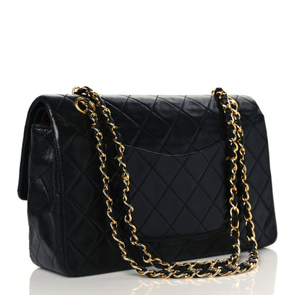Chanel Lambskin Quilted Medium Double Flap Black 3 of 10