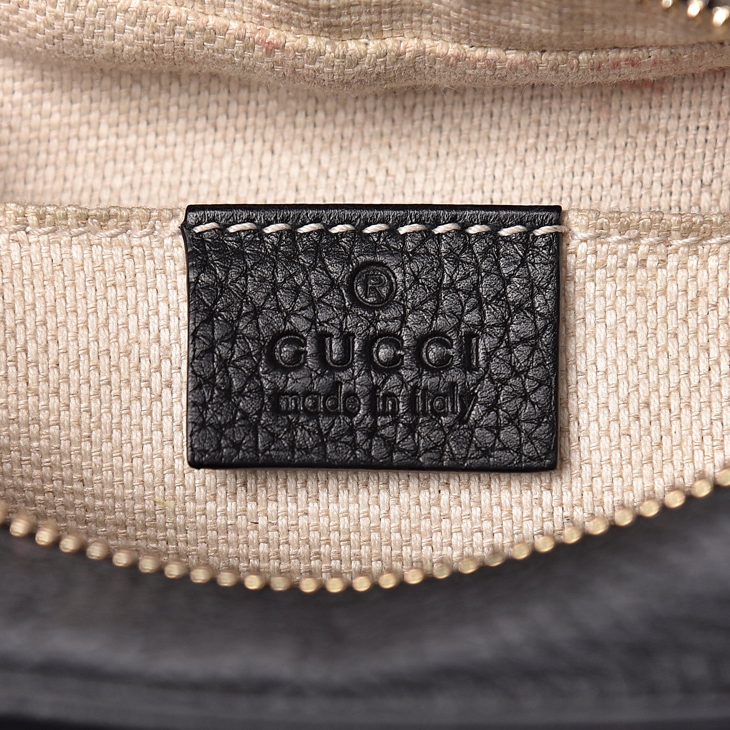 Gucci Pebbled Calfskin Small Soho Disco Bag Black 6 of 19