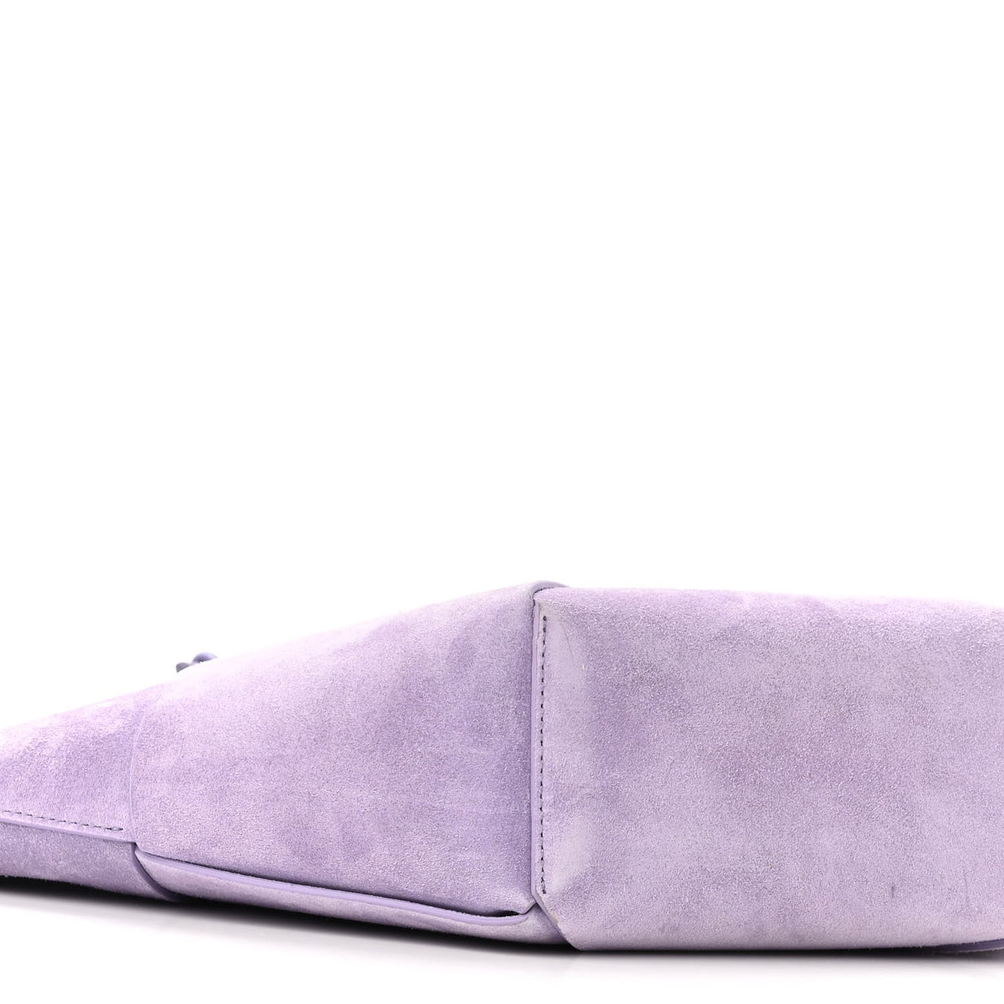 Suede Maxi Intrecciato Tote Lavender