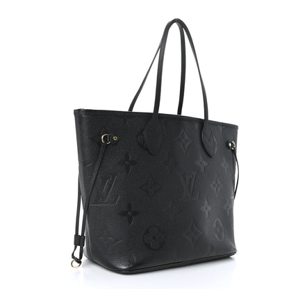 Louis Vuitton Empreinte Monogram Giant Neverfull MM Black 3 of 8