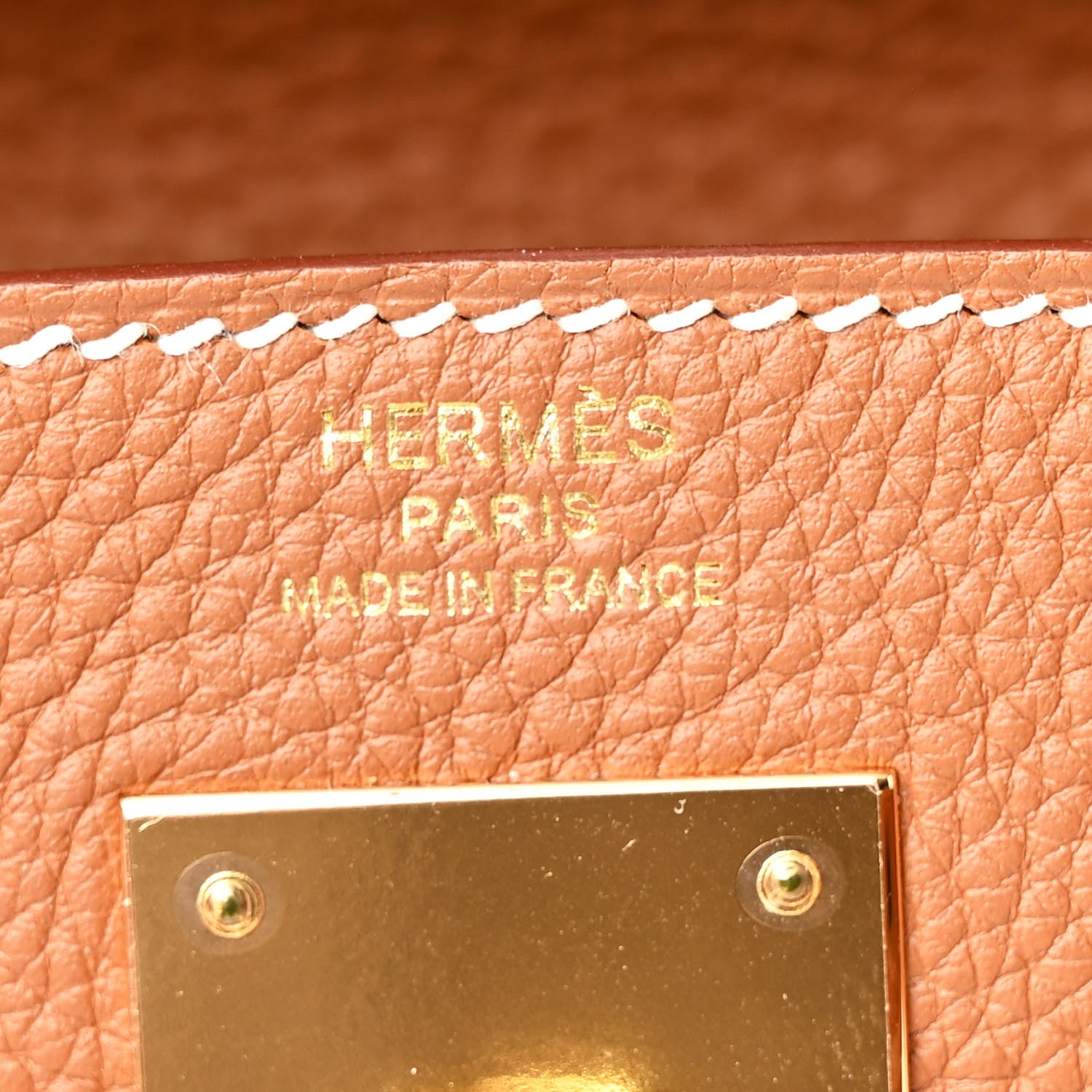 Hermes Togo Kelly Retourne 28 Gold 6 of 13