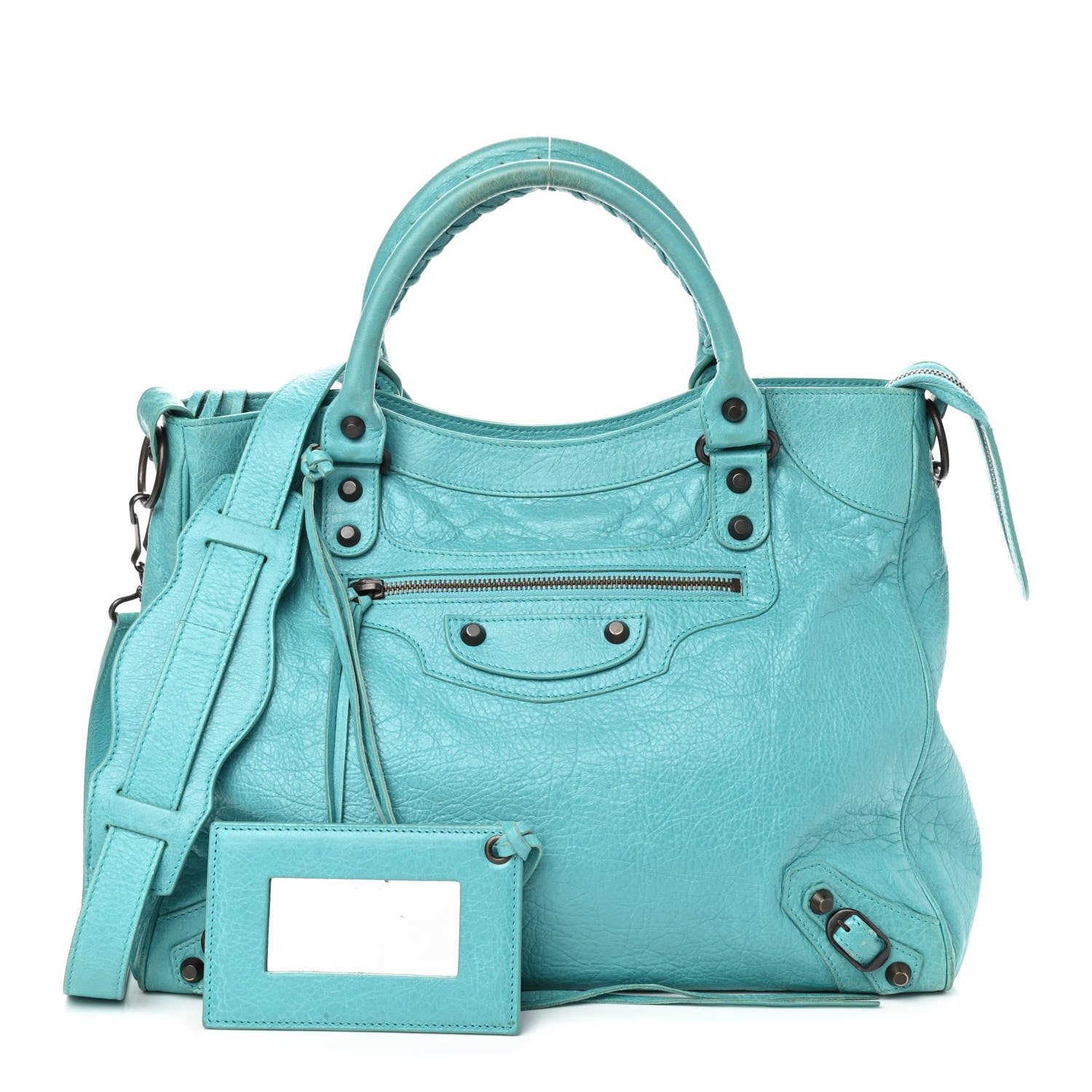 Balenciaga Agneau Classic Hardware Velo Bleu Tropical 1 of 11