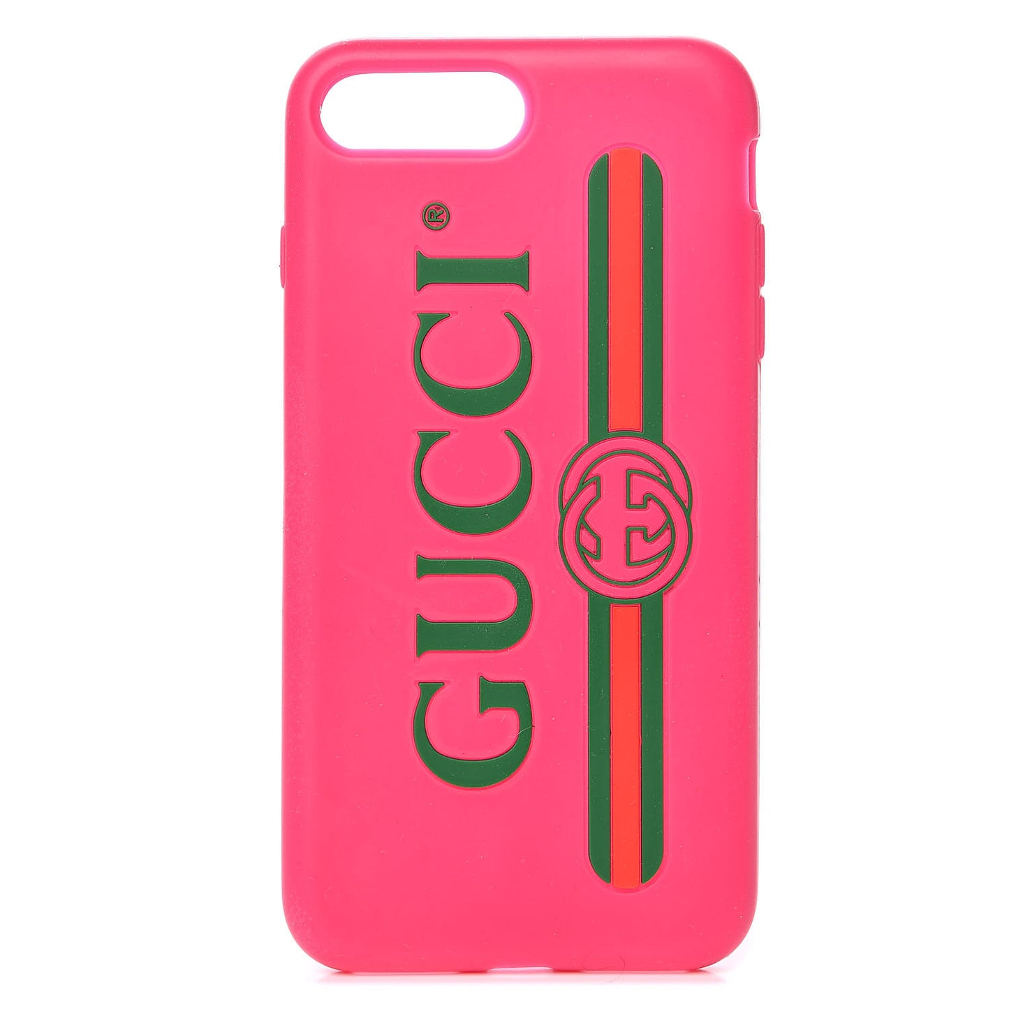 Rubber Print iPhone 7/8 Plus Case Pink