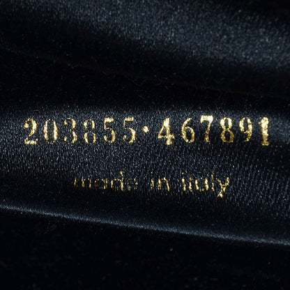 Saint Laurent Textured Patent Monogram Large Belle De Jour Clutch Black 7 of 7