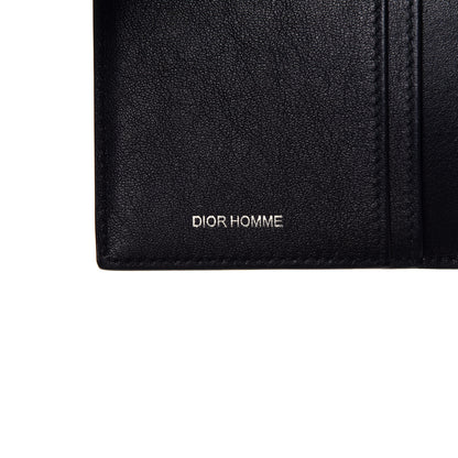 Christian Dior HOMME Metallic Calfskin Bi-Fold Card Holder Silver 6 of 7