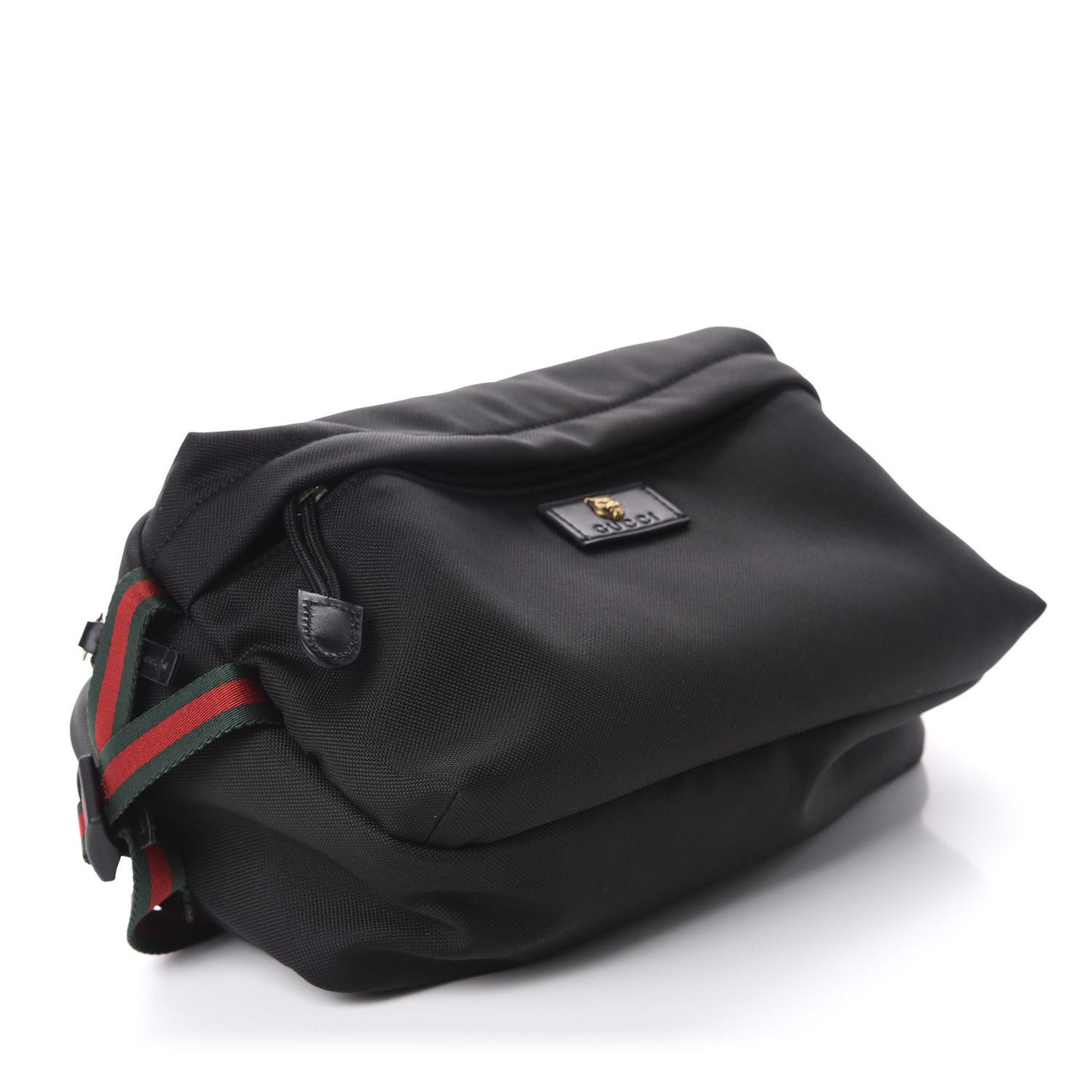 Techno Canvas Web Belt Bag Black