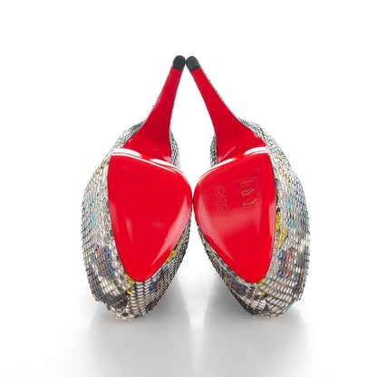 Christian Louboutin Python Butterfly Print Highness 160 Pumps 39 Multicolor 5 of 7