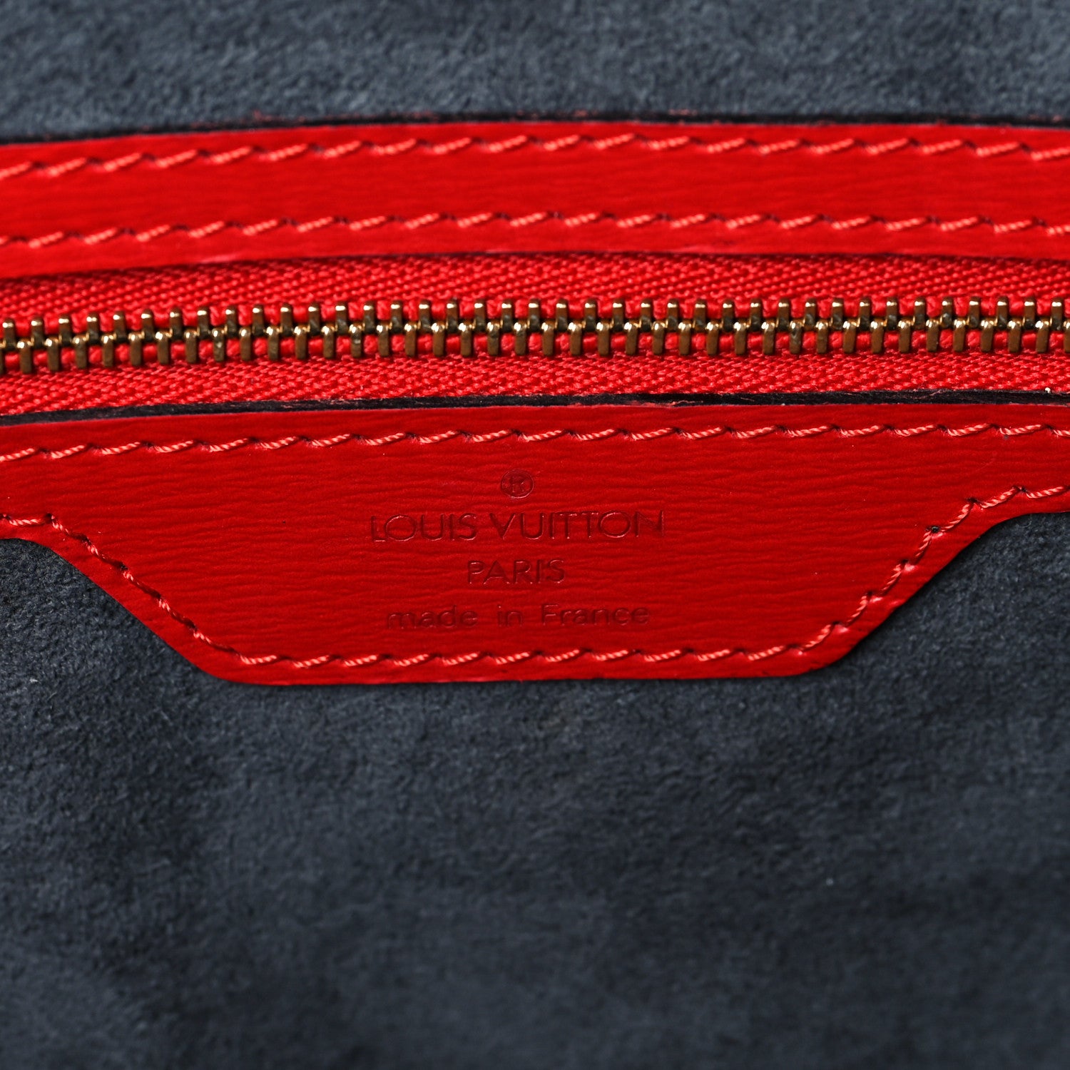 Louis Vuitton Epi Saint Jacques GM Castillan Red 6 of 10