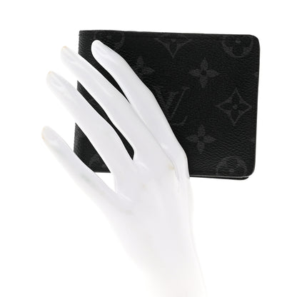Louis Vuitton Monogram Eclipse Slender Wallet 2 of 9