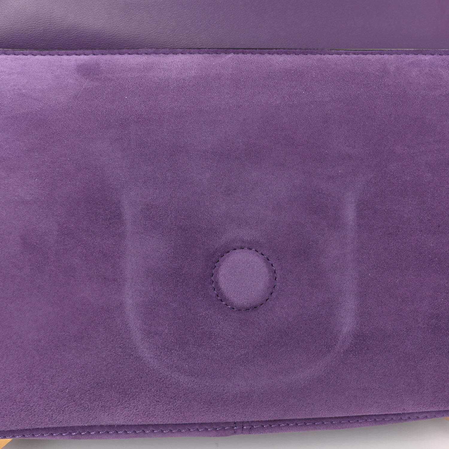 Valentino Garavani Nappa Suede Stud Sign Shoulder Bag Indian Violet 10 of 12