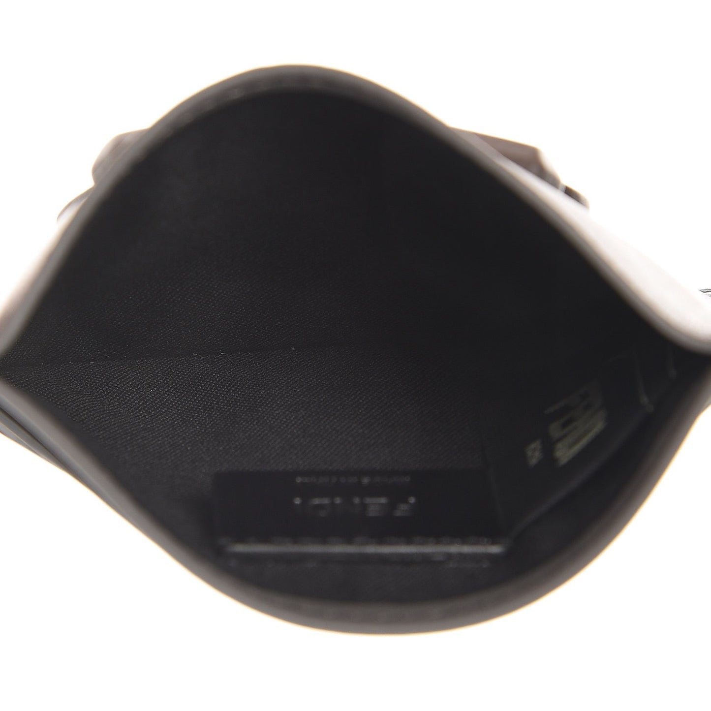 Vitello Century Face No Words Monochrome Card Holder Acciaio