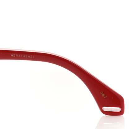 Gucci Acetate Aviator Sunglasses GG0665S Red 8 of 9