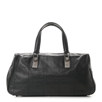 Chanel Lambskin Square Stitched Large Tote Black 1 of 13