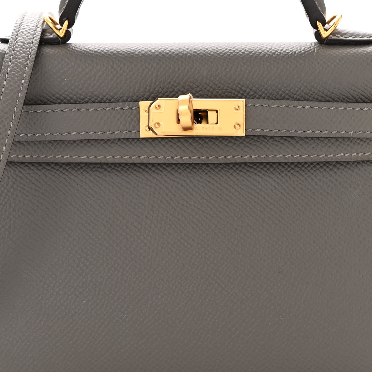 Hermes Epsom Mini Kelly Sellier 20 Gris Meyer 8 of 11