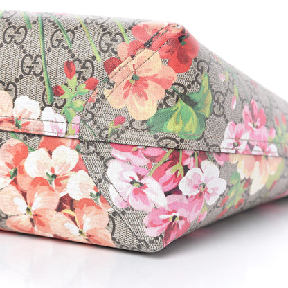 Gucci GG Supreme Monogram Blooms Medium Reversible Tote Beige Multicolor Dry Rose 7 of 14