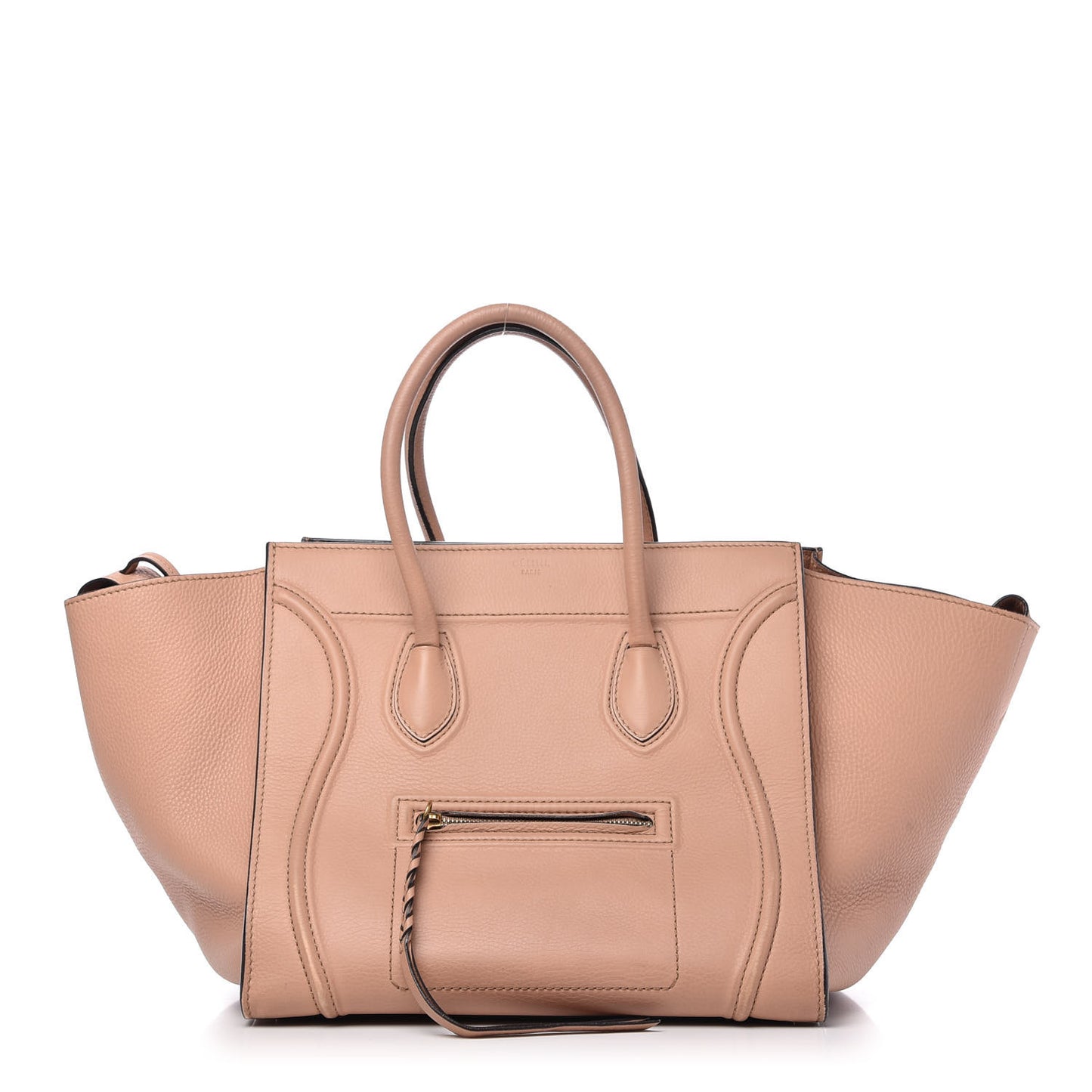 Supple Calfskin Medium Phantom Luggage Flesh