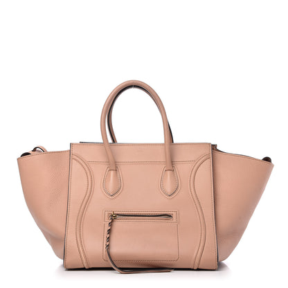 Celine Supple Calfskin Medium Phantom Luggage Flesh 1 of 9